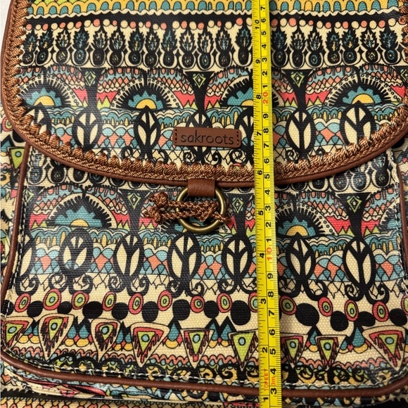 Sakroots Artist Circle Boho Convertible Crossbody Backpack Colorful Pattern NWT - Picture 12 of 12